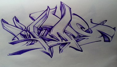 Graffiti Sketch - Photo by Skare - Skare