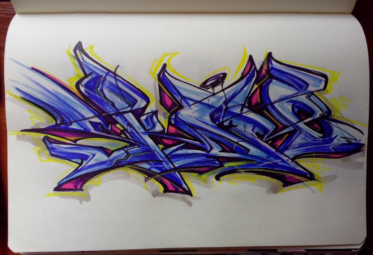 Graffiti Sketch - Photo by Skare