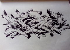 Graffiti Sketch - Photo by Skare