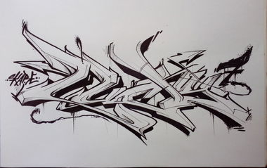 Graffiti Sketch in Warsaw - Photo by Skare - Galeria, koloru, Skare (2014)
