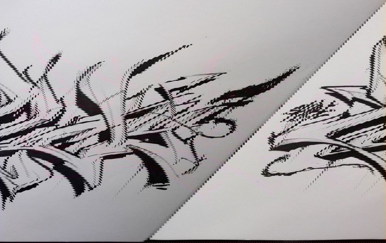 Graffiti Sketch in Warsaw - Photo by Skare - Galeria, koloru, Skare (2014)