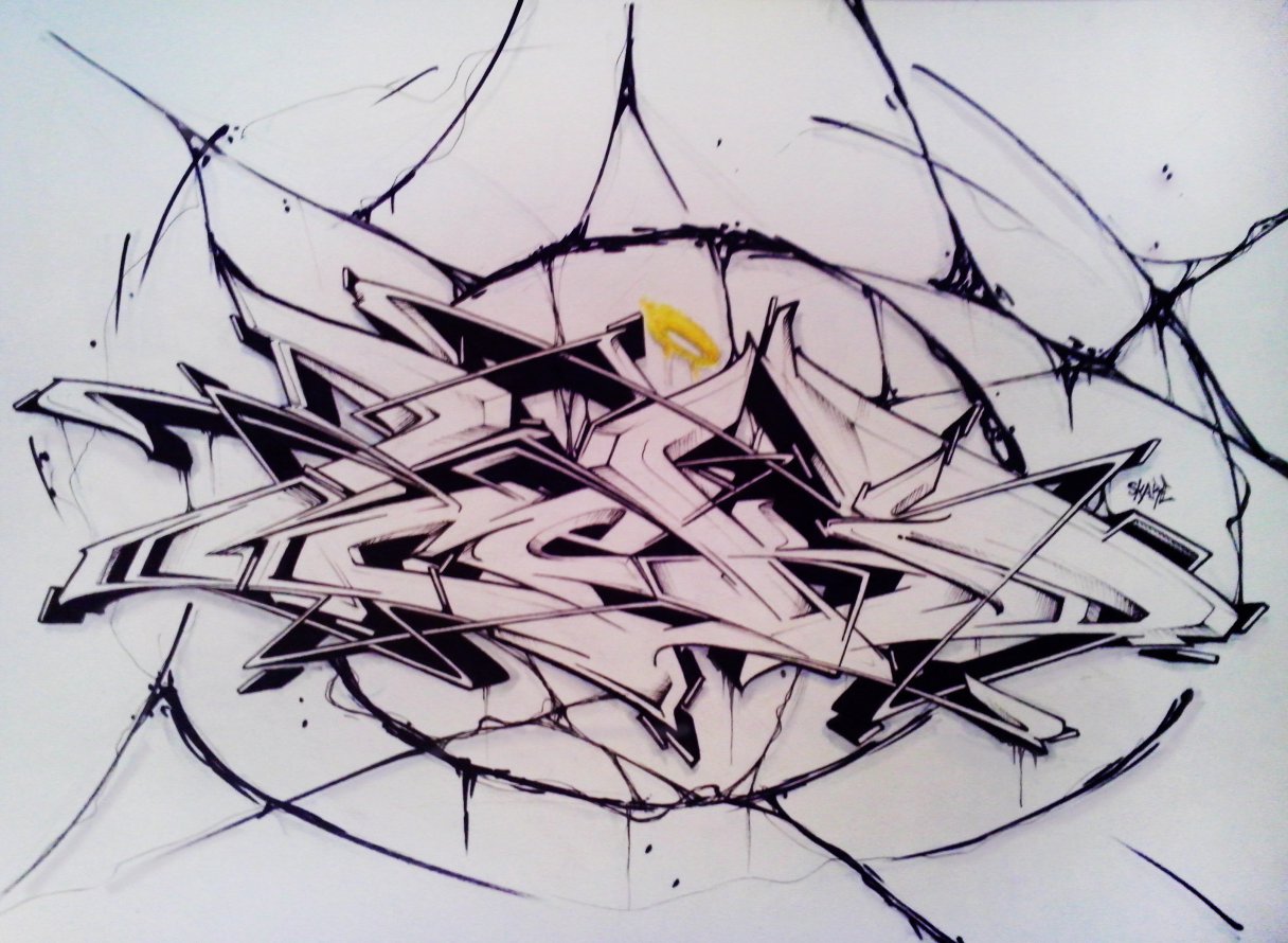 Graffiti Sketch - Photo by Skare - Icekid, skare, sketch (2014)