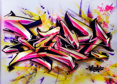 Graffiti Sketch - Photo by Skare - Ryem, winner, streetpins (2014)