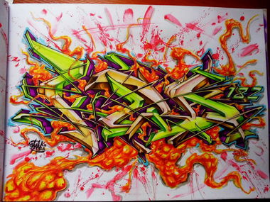 Graffiti Sketch in Ukraine - Photo by Skare - Skare, sketch