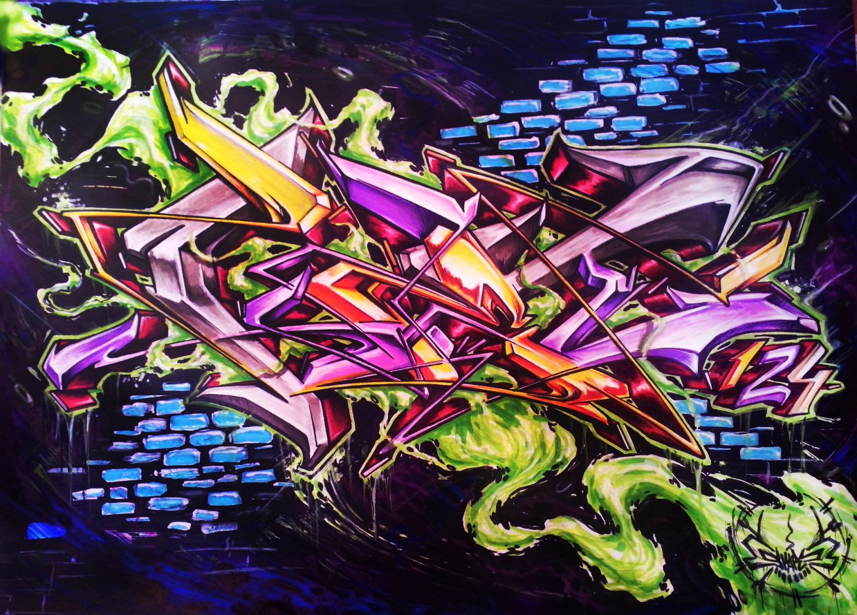 Graffiti Sketch - Photo by Skare - Ket124, Skare, Sketch (2014)