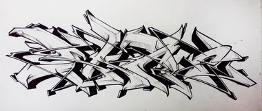 Graffiti Sketch - Photo by Skare - Skare