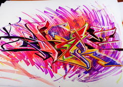 Graffiti Sketch in Severodonetsk - Photo by Skare - skare