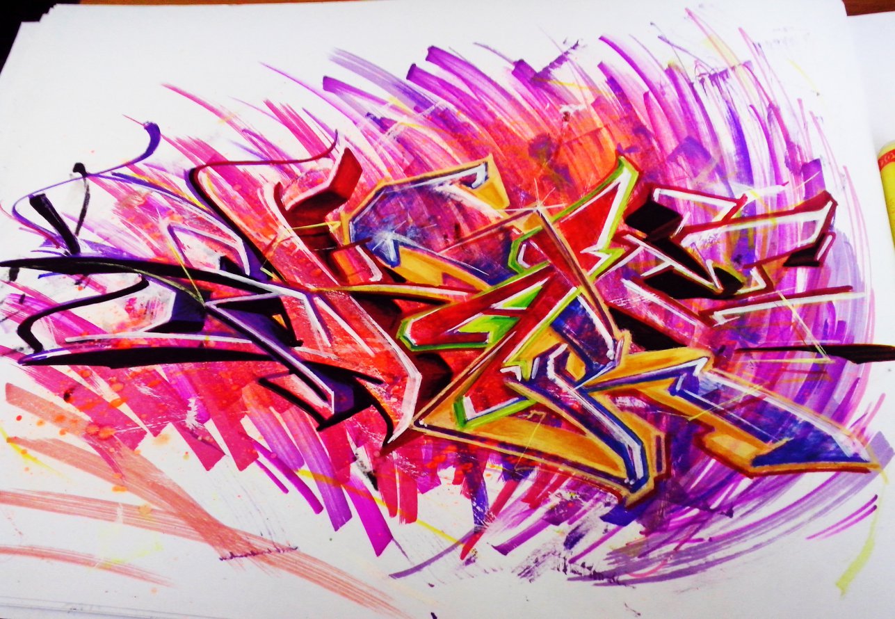 Graffiti Sketch in Severodonetsk - Photo by Skare - skare