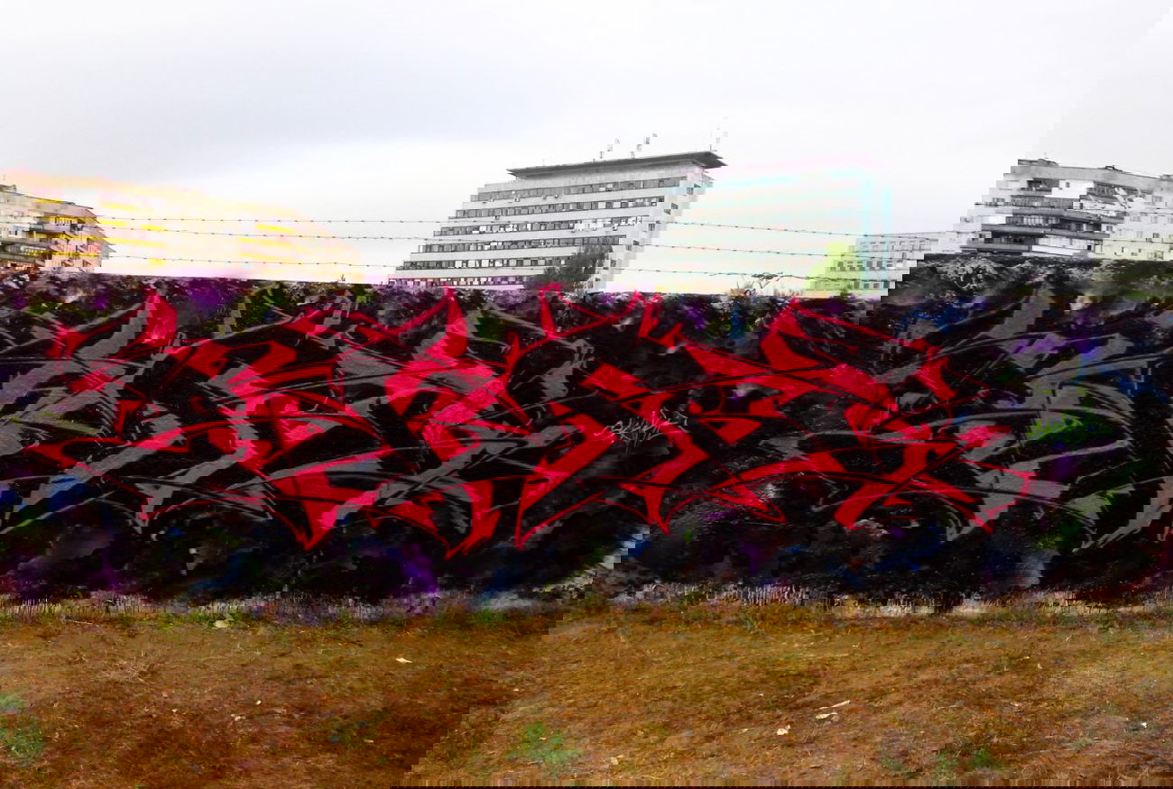 Graffiti Wall in Severodonetsk - Photo by Skare - Skare, Severodonetsk (2014)