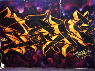 Graffiti Wall in Lublin - Photo by Skare - Lublin, skare, festival (2014)