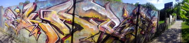 Graffiti Wall in Warsaw - Photo by Skare