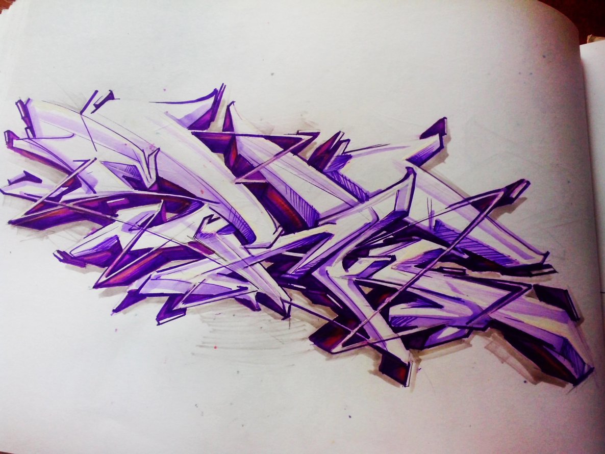 Graffiti Sketch - Photo by Skare - Skare