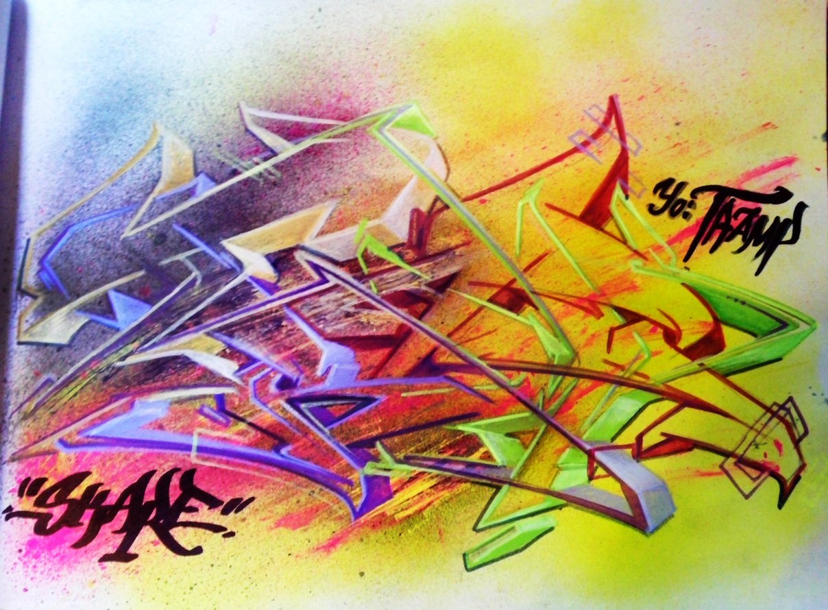 Graffiti Sketch - Photo by Skare - Skare (2014)