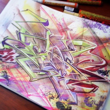 Graffiti Sketch - Photo by Skare