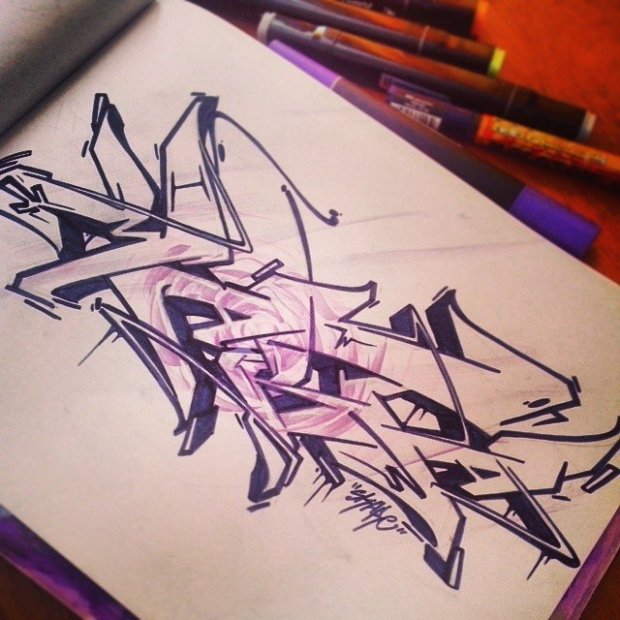 Graffiti Sketch - Photo by Skare - skare