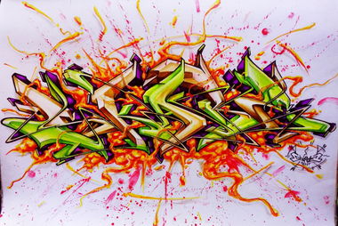Graffiti Sketch - Photo by Skare - Skare