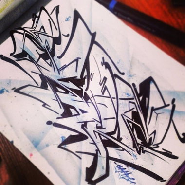 Graffiti Sketch - Photo by Skare - Skare