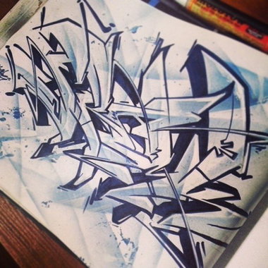 Graffiti Sketch - Photo by Skare