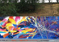 Graffiti Wall in Lublin - Photo by Skare - Zmogk, Proembrion, Skare (2014)