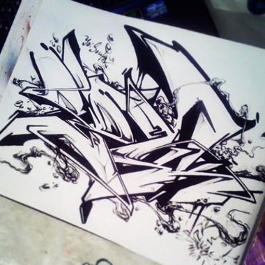 Graffiti Sketch - Photo by Skare
