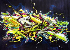 Graffiti Sketch in Severodonetsk - Photo by Skare - Skare