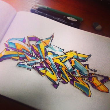Graffiti Sketch - Photo by Skare - Skare