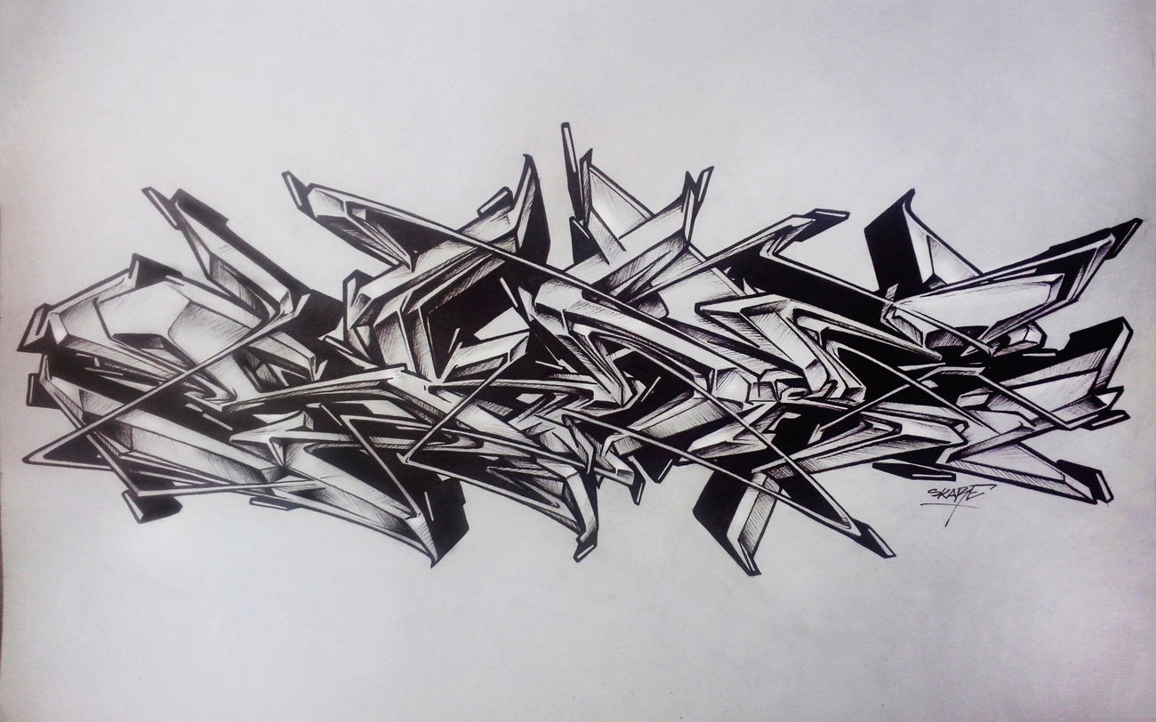 Graffiti Sketch - Photo by Skare - Skare