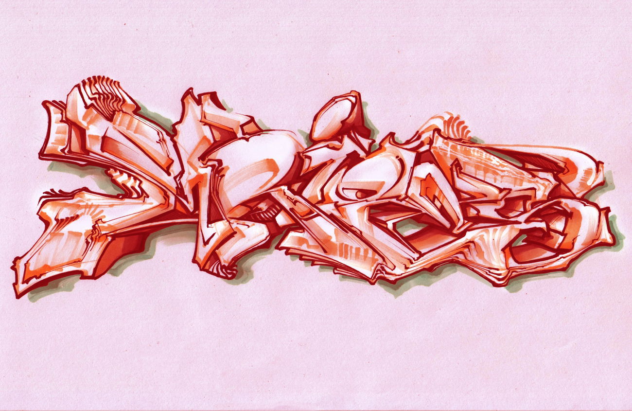 Graffiti Sketch - Photo by Skare