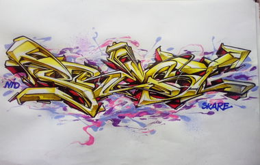 Graffiti Sketch - Photo by Skare