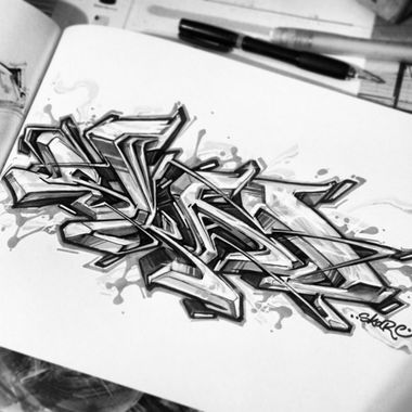 Graffiti Sketch - Photo by Skare