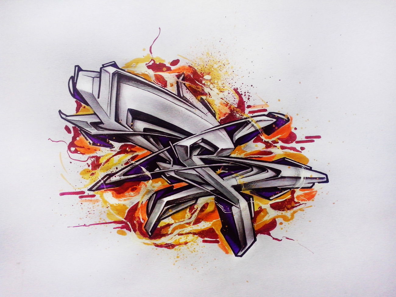 Graffiti Sketch - Photo by Skare
