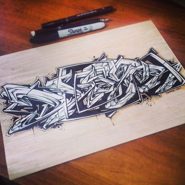 Graffiti Sketch - Photo by Skare