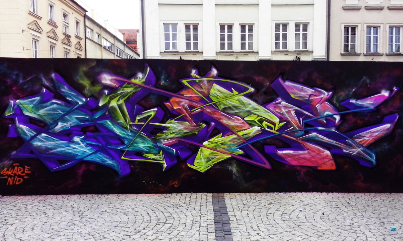 Graffiti Wall in Jelenia gora - Photo by Skare - skare