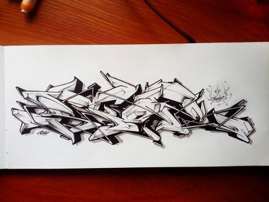 Graffiti Sketch - Photo by Skare