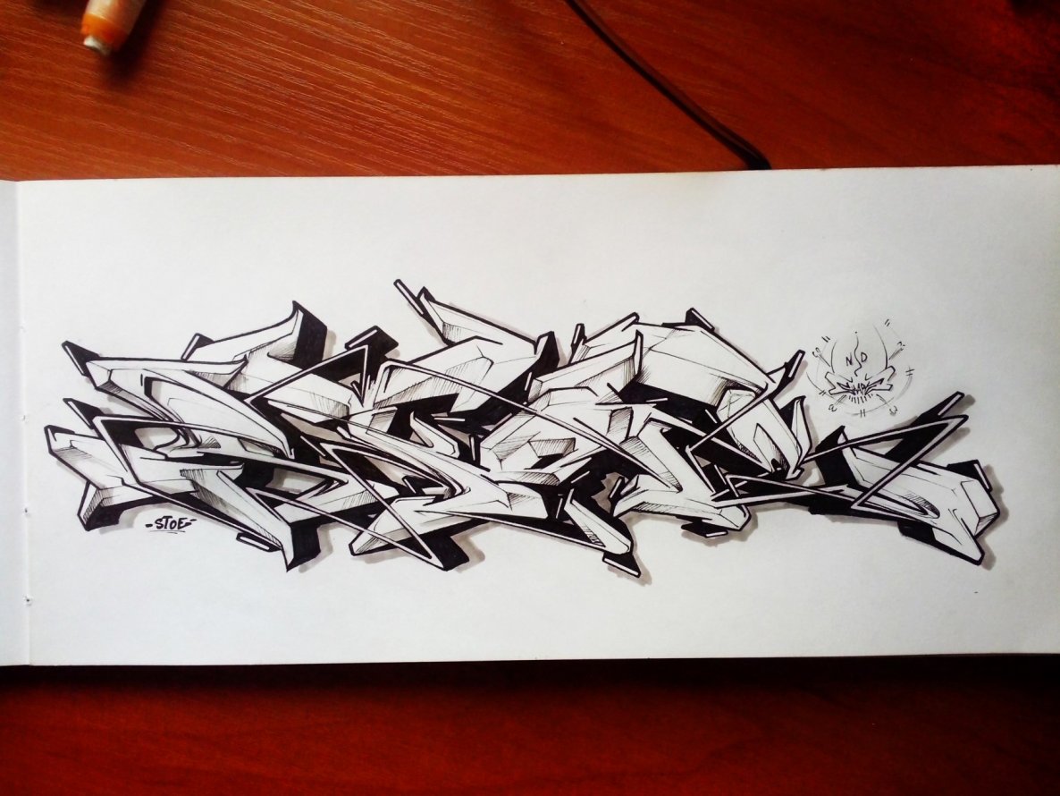 Graffiti Sketch - Photo by Skare