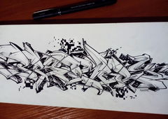 Graffiti Sketch - Photo by Skare - Skare, Proembrion
