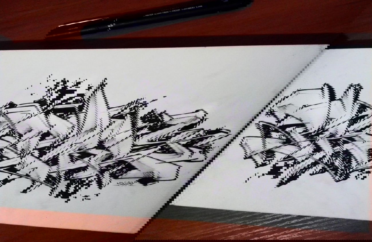 Graffiti Sketch - Photo by Skare - Skare, Proembrion