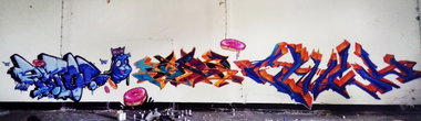 Graffiti Wall - Photo by Skare - Titos, Rose, Skare