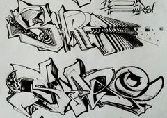 Graffiti Sketch - Photo by Skare
