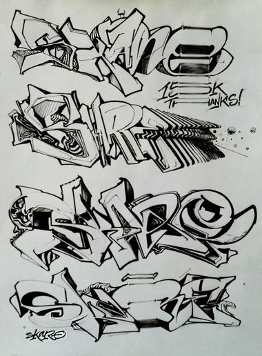 Graffiti Sketch - Photo by Skare
