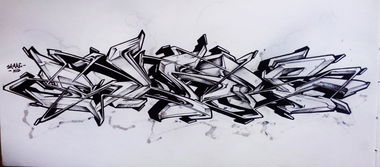 Graffiti Sketch - Photo by Skare