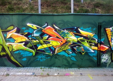 Graffiti Wall - Photo by Skare - MOS, Lublin, 2015 (2015)