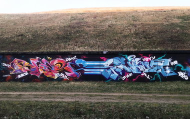 Graffiti Wall - Photo by Skare - neurowild, skare, skareone
