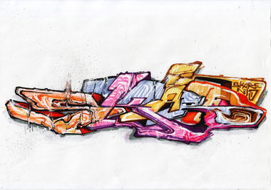 Graffiti Sketch in Severodonetsk - Photo by Skare - Skare (2016)