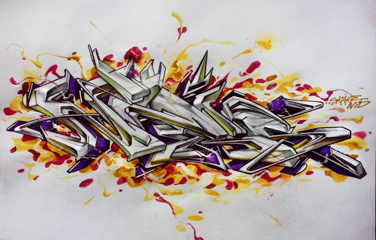 Graffiti Sketch - Photo by Skare - skare