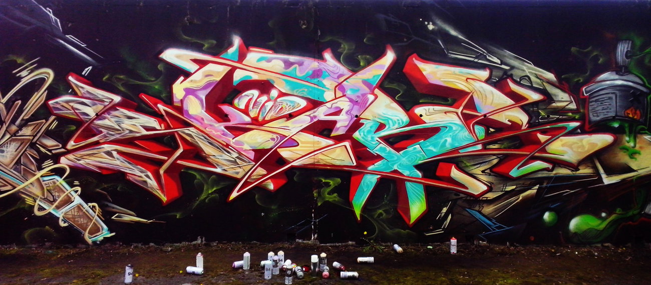 Graffiti Wall in Польша - Photo by Skare - Skare (2016)