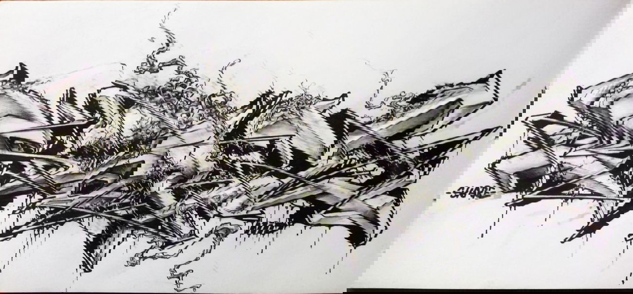 Graffiti Sketch - Photo by Skare - Skare, Sort, Skamp