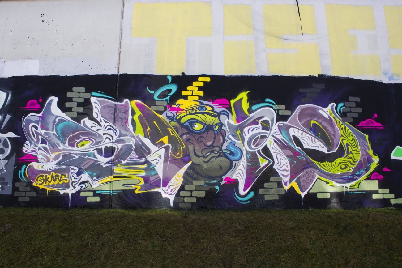 Graffiti Wall - Photo by Skare