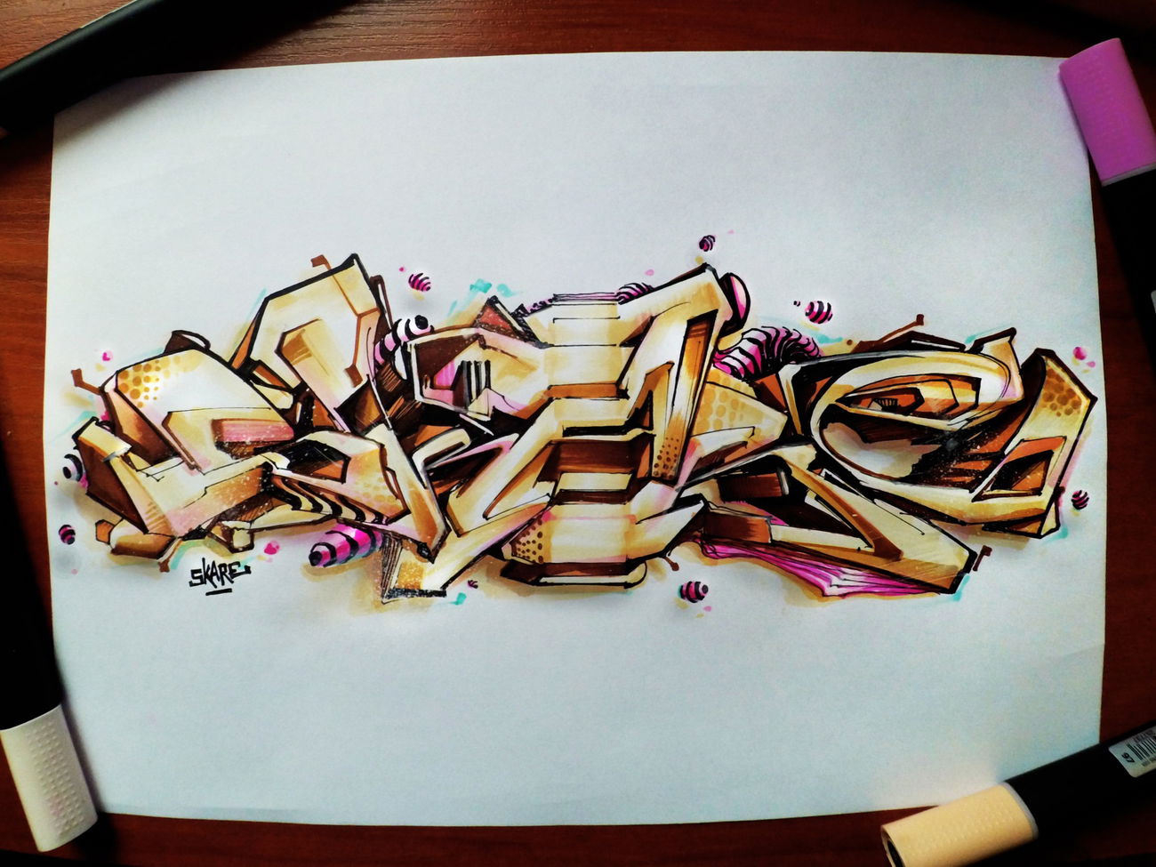 Graffiti Sketch - Photo by Skare - skarenidzncupcartstreetglitchgraffitifuturegallery