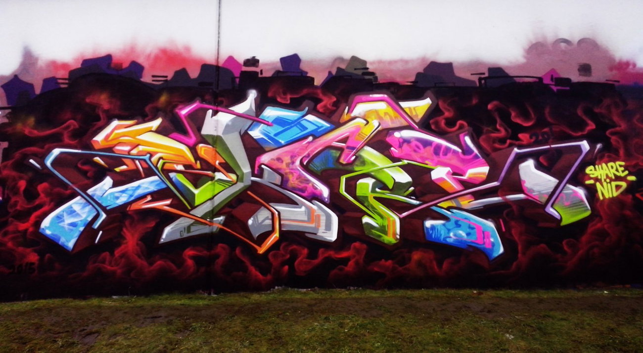 Graffiti Wall - Photo by Skare